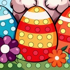 Аппликация жемчужными полубусинами «Пасха: зайка» - Фото 6