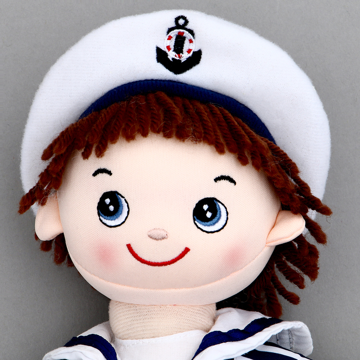 Мягкая игрушка «Кукла», моряк, 30 см - фото 1906578406
