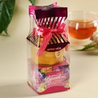 Подарочный набор «Вдохновляй»: чай чёрный с клубникой 50 г, крем-мёд с апельсином 120 г - Фото 6