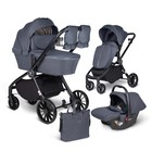 Коляска 3 в 1 Farfello Baby Shell BBS-004, цвет серый - Фото 9