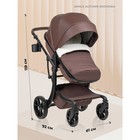 Коляска трансформер Farfello Aimile Original Autumn AA-7, цвет chocolate - Фото 6