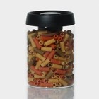 Банка для сыпучих продуктов Magistro «Плезир», 1 л, 11×16 см, с вакуумной крышкой, стекло, прозрачная - Фото 4