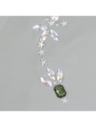 Наклейка - стразы на волосы «Венец», в причёску, 26.5×13 см - Фото 5