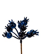 Набор декоративных штекеров «Ягодки», 15?6?6 см, 3 шт., синий (комплект 2 шт) - фото 64569981