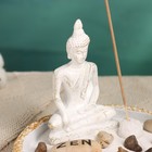 Японский сад камней настольный «Дзен. Риеко», с подставкой для благовоний и набором аксессуаров, 14×14×8 см - Фото 2