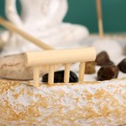 Японский сад камней настольный «Дзен. Риеко», с подставкой для благовоний и набором аксессуаров, 14×14×8 см - Фото 5