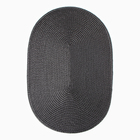 Салфетка сервировочная Доляна  "Овал", цв.черный, 45*30 см - фото 4417294