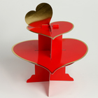 Подставка для пирожных «Сердце» - фото 321034940