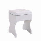 Пуф Виктория-1 330х330х460 белое дерево - Фото 1