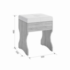 Пуф Виктория-1 330х330х460 белое дерево - Фото 2