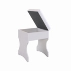 Пуф Виктория-1 330х330х460 белое дерево - Фото 3