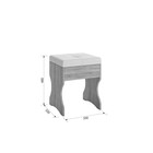 Пуф Виктория-1 330х330х460 дуб крафт золотой - Фото 2