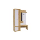 Прихожая «Алекс», 1500×358×2120 мм, цвет дуб крафт золотой/белое дерево - Фото 3