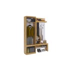 Прихожая «Алекс», 1500×358×2120 мм, цвет дуб крафт золотой/белое дерево - Фото 4