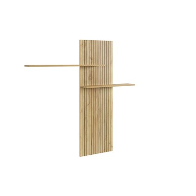 Полка настенная «Моди», 1229(1325)×166×1334 мм, цвет дуб крафт золотой