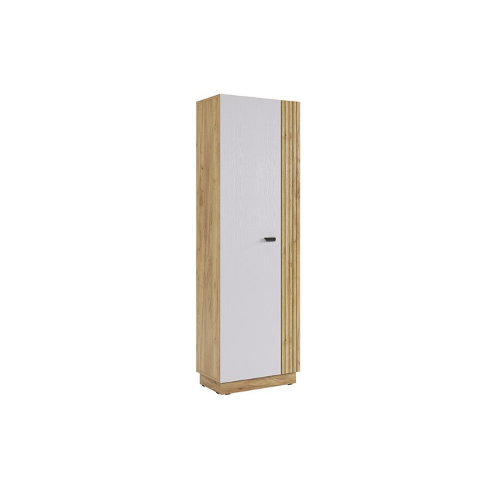 Шкаф двухдверный «Моди», 600×350×1805 мм, цвет дуб крафт золотой/белое дерево - Фото 1