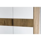 Шкаф прямой трёхстворчатый «Адам», 1265×500×2170 мм, цвет дуб крафт золотой/белое дерево - Фото 6