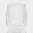 Стакан Magistro «Вихрь», 200 мл, с двойными стенками, стекло, прозрачный - Фото 2