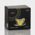 Чайная пара Magistro «Невесомость», 2 предмета: чашка 200 мл, блюдце d=11 см, стекло, прозрачная - Фото 8