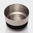 Кувшин для воды Magistro «Грация», 1.1 л, 10×24.5 см, с металлической крышкой, стекло, прозрачный - Фото 6