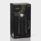 Кувшин для воды Magistro «Грация», 1.1 л, 10×24.5 см, с металлической крышкой, стекло, прозрачный - Фото 8