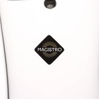 Графин стеклянный с металлической крышкой Magistro «Грация», 1 л - фото 8852043
