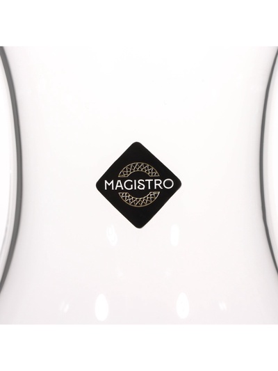 Декантер Magistro «Богема», 1.5 л, 15.5×20.5 см, металлическая крышка с диспенсером, стекло, прозрачный