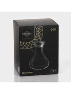 Декантер Magistro «Богема», 1.5 л, 15.5×20.5 см, металлическая крышка с диспенсером, стекло, прозрачный - Фото 7