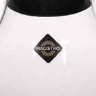 Графин Magistro «Богема», 1 л, с крышкой-клапаном, стекло, прозрачный - Фото 7