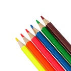 Карандаши цветные 6 цветов "Фантазия. Неон", шестигранные - Фото 3
