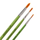 Набор кистей для рисования, синтетика ZOO, 3 штуки: № 2, 3, 5, «Луч ZOO», круглые - Фото 5