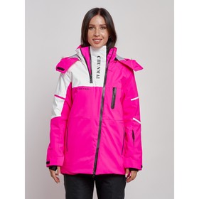 Куртка горнолыжная женская, размер 48, цвет розовый