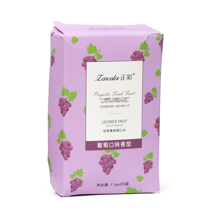 Набор ополаскивателей для рта в стиках со вкусом винограда, 20шт по 11 мл - Фото 1