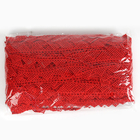 Тесьма «Уголки» красная, шириной 1,3 см, по 50 м - Фото 4