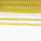 Тесьма «Фестоны» жёлтая, шириной 1,3 см, по 50 м - фото 8852070