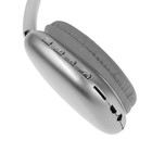 УЦЕНКА Наушники беспроводные P9 Pro Max, накладные, BT 5.0, микрофон, Jack 3.5 мм, 150 мАч, серые - Фото 5
