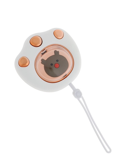 Электрическая портативная грелка для рук, 5 Вт, АКБ, 800 мАч, до 55 °С, USB, белая