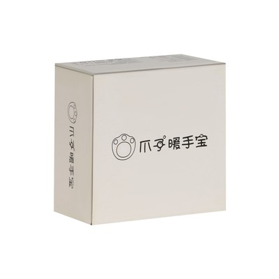 Электрическая портативная грелка для рук, 5 Вт, АКБ, 800 мАч, до 55 °С, USB, белая