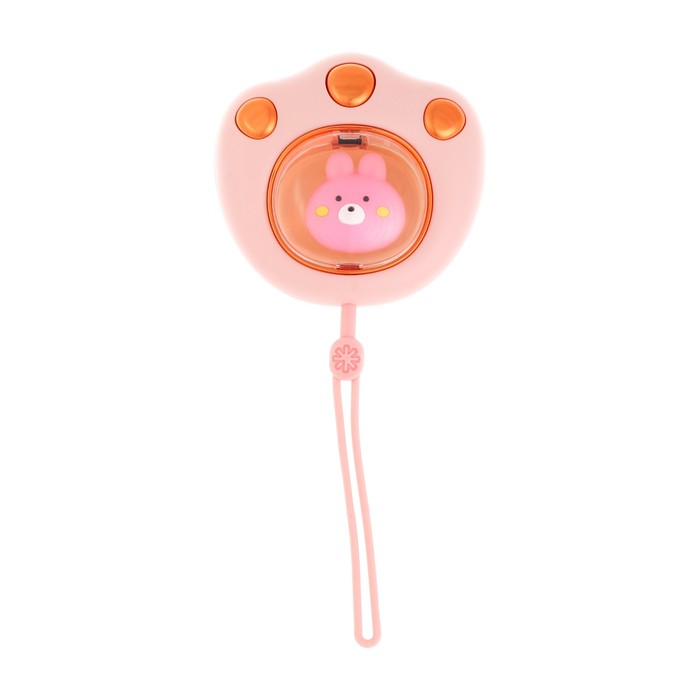 Электрическая портативная грелка для рук, 5 Вт, АКБ, 800 мАч, до 55 °С, USB, розовая - фото 1897768665