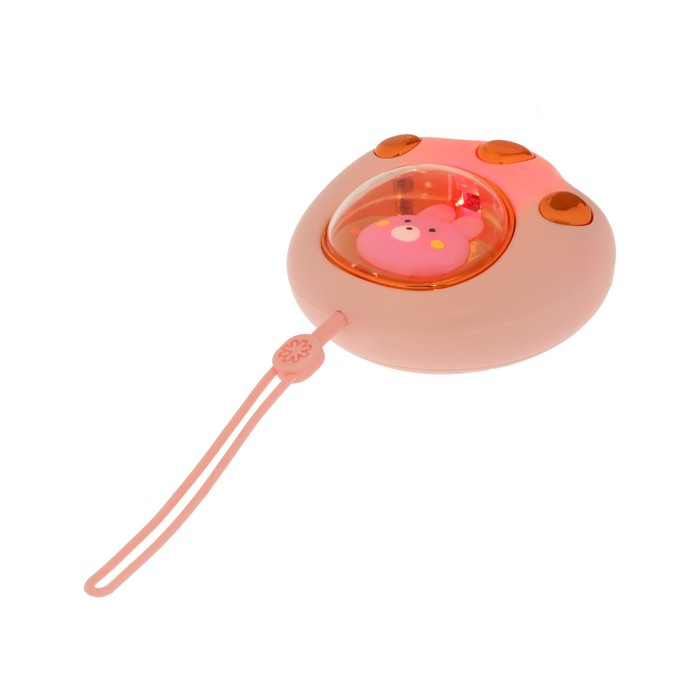 Электрическая портативная грелка для рук, 5 Вт, АКБ, 800 мАч, до 55 °С, USB, розовая - фото 1897768668