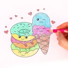 Цветные карандаши, 12 цветов, трехгранные, «Минни Маус и единорог» - Фото 4