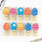 Пасхальный декор, набор прищепок для украшения вербы «Со Светлой Пасхой!», 10×12 см - Фото 3