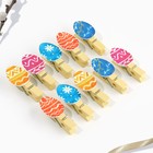 Пасхальный декор, набор прищепок для украшения вербы «Со Светлой Пасхой!», 10×12 см - Фото 4