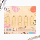 Пасхальный декор, набор прищепок для украшения вербы «ХВ» на пасху, 10×12 см - Фото 7