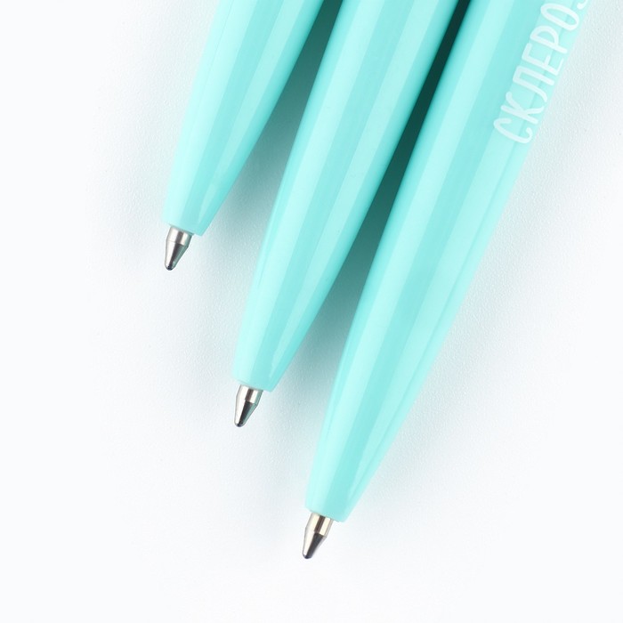 Ручка прикол шариковая синяя паста автоматическая  0.7 мм «Склерозница» пластик - фото 1908025477