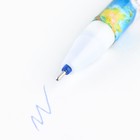 Ручка пиши стирай на выпускной 9 стержней «Выпускнику школы» синяя паста, гелевая 0.5 мм набор - Фото 3