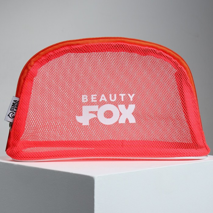 Косметичка-сетка PVC 14 см х 21 см «Beauty Fox»