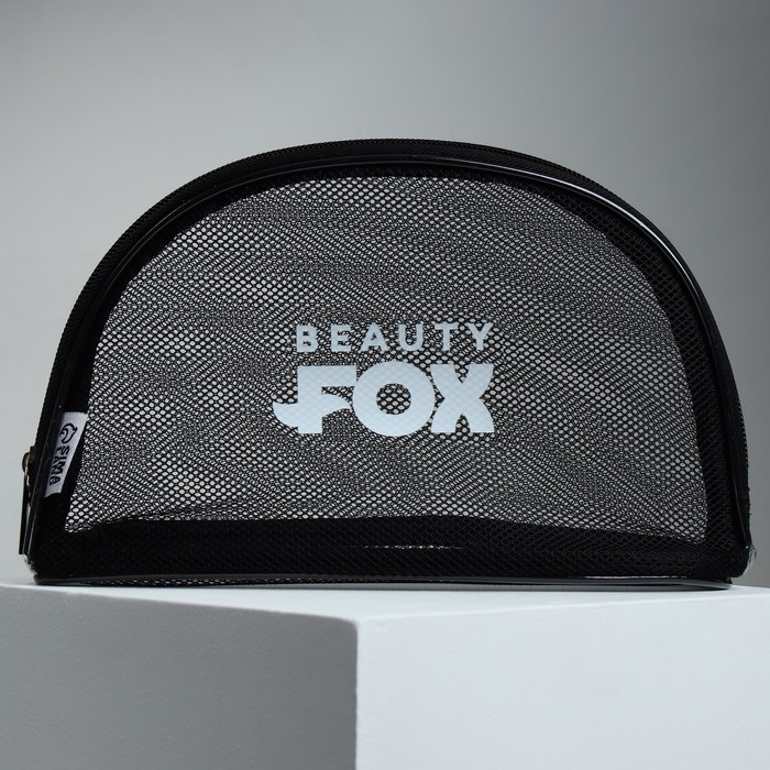 Косметичка-сетка PVC 14 см х 21 см «Beauty Fox» с каркасом