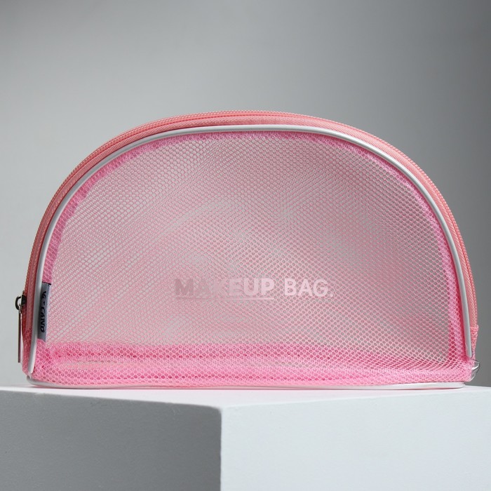 Косметичка-сетка PVC 14 см х 21 см «MAKEUP BAG» с каркасом