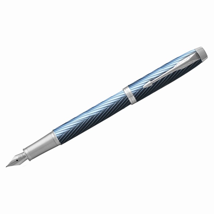 Ручка перьевая Parker Im Premium Blue Grey CT, 0.8мм, серо-голубая, подар/уп 2143651 - Фото 1